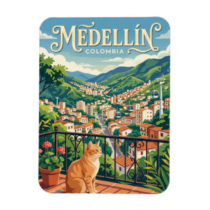 Medellín Kolumbien Magnet