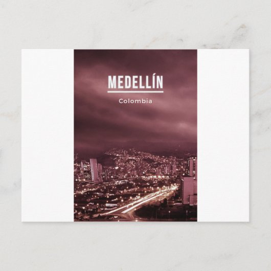 Medellin Kolumbien Postkarte (Vorderseite)