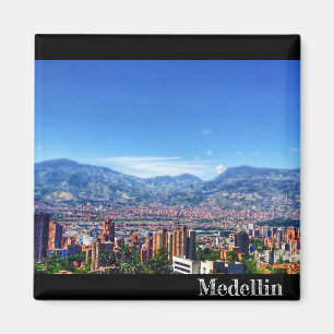 Medellin-Stadt-Ansicht-Kühlschrankmagnet Magnet