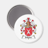 Meder Familienwappen Magnet (Vorderseite/Rückseite)