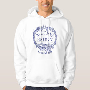 Medevi Brunn Logo Herren Hoodie (schlicht hinten)