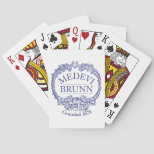 Medevi Brunn Logo Playing Cards Spielkarten
