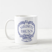 Medevi Brunn Logo-Tasse Kaffeetasse (Links)