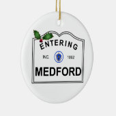 Medford MA Keramikornament (Rechts)