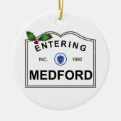 Medford MA Keramikornament (Vorne)