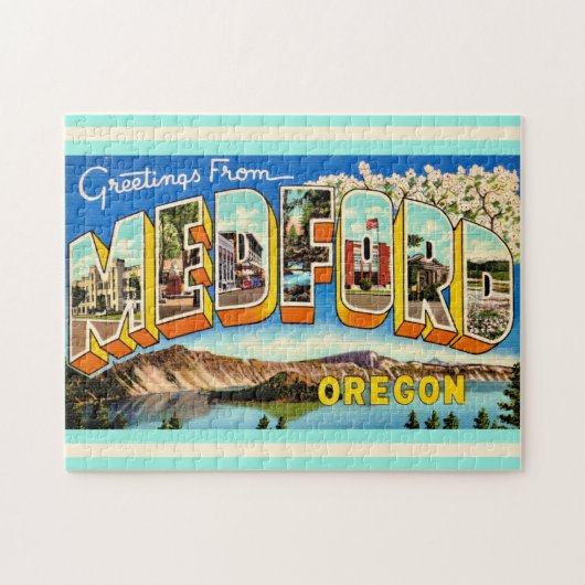 Medford Oregon 11x14 Puzzle (Horizontal)
