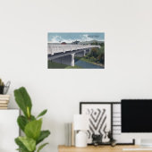 Medford, Oregon - Bear Creek Briek View Poster (Heimbüro)