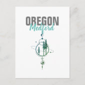 Medford Oregon Geometric Trees Postkarte (Vorderseite)