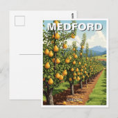 Medford Oregon Reise Postkarte (Vorne/Hinten)