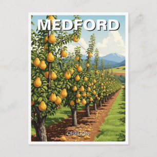 Medford Oregon Reise Postkarte
