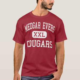 Medgar Evers - Cougars - Uni - Brooklyn T-Shirt