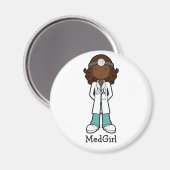 MedGirl Magnet (Vorderseite/Rückseite)