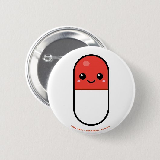 Medi Kumpel-Pille Button (Vorne & Hinten)