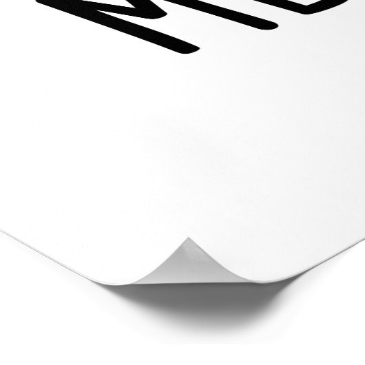 Medi-tater Funny Meditating Potato Pub Poster (Ecke)