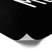 Medi-tater Funny Meditating Potato Pun Dark BG Poster (Ecke)