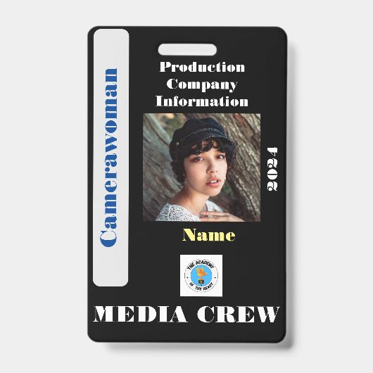 Media-Crew-Ausweis Ausweis (Vorderseite)