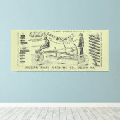 MEDIA PENNSYLVANIA BETRIEBENDER MOTOR 1889 MASCHIN LEINWANDDRUCK (Insitu (Holzboden))