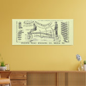 MEDIA PENNSYLVANIA BETRIEBENDER MOTOR 1889 MASCHIN LEINWANDDRUCK (Insitu (Wohnzimmer))