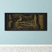 MEDIA PENNSYLVANIA BETRIEBENDER MOTOR 1889 MASCHIN LEINWANDDRUCK (Insitu (Holzboden))