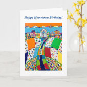 Media Pennsylvania Birthday Card Karte (Gelbe Blume)