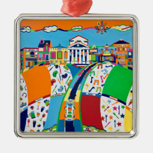 Media, Pennsylvania Christmas Ornament Aus Metall