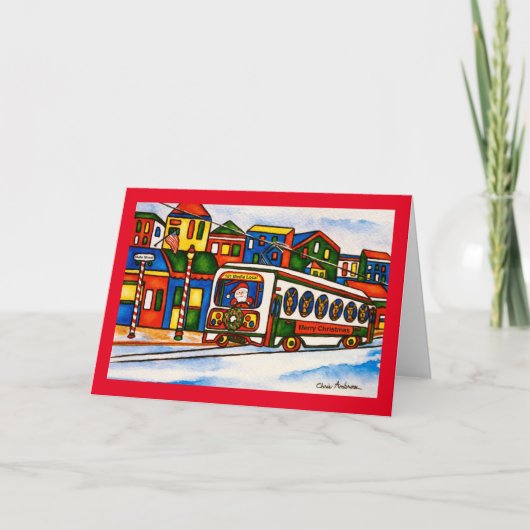 Media Pennsylvania Weihnachtskarte Feiertagskarte (Vorderseite)