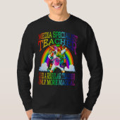 Media Specialist Teacher Like A Regular Teacher On T-Shirt (Vorderseite)
