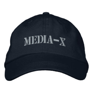 Media-X bestickte Cap   Ihre Stimme stärken Baseballkappe