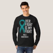 Median Arcuate Ligament Syndrome Her Fight Is My F T-Shirt (Vorne ganz)