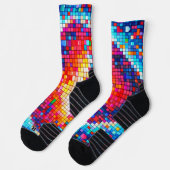 medias pixeleado colorido  socken (Links)