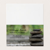 Mediation | Gestapelte Steine Visitenkarten (Außenseite Aufgefaltet)