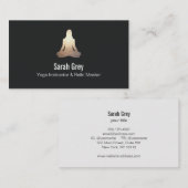 Mediation Pose Business Card Visitenkarte (Vorne/Hinten)