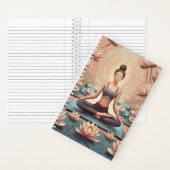 Mediation unter Lotus Blume Journal Notizblock (Innen)