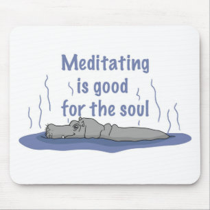 Mediation von Hippopotamus Mousepad