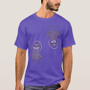 Mediation von Zen-Astronauten-Nachtstars-Slots T-Shirt