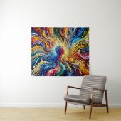 Mediation Wandteppich (Beispiel (Horizontal))