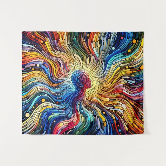 Mediation Wandteppich (Vorderseite (Horizontal))