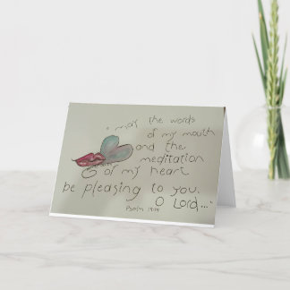 Mediationen meines Herzens Dankeskarte