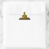 MediationsMaster Buddha-Aufkleber Dreieckiger Aufkleber (Tasche)