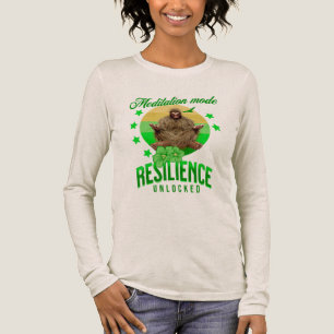 Mediationsmodus: Widerstandskraft Unverschlossen F Tri-Blend Shirt
