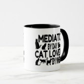 Mediator Cat Lover Tasse (VorderseiteRechts)