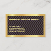 Mediator Legal Visitenkarte (Rückseite)