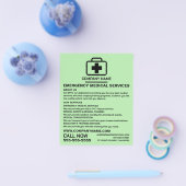 Medic Bag Design, EMT, paramedische Werbung Flyer (Einzeln)