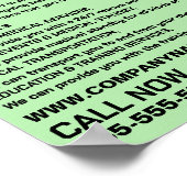 Medic Bag Design, EMT, paramedische Werbung Poster (Ecke)