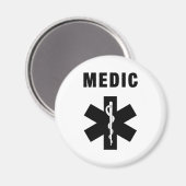 Medic Star of Life Magnet (Vorderseite/Rückseite)