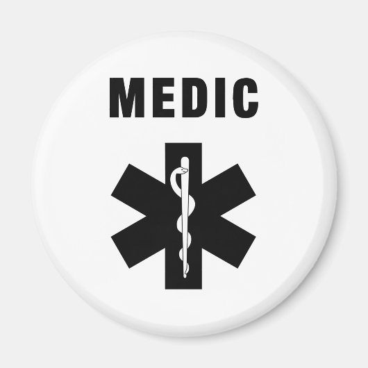 Medic Star of Life Magnet (Vorne)