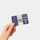 Medica Foto ID Dunkle Blues Ausweis (Handheld)