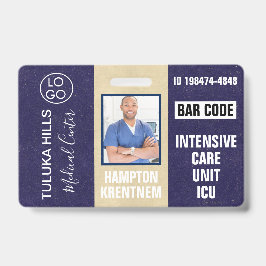 Medica Foto ID Dunkle Blues Ausweis