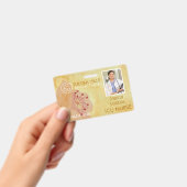 Medica Foto ID Floral Hearts Ausweis (Handheld)