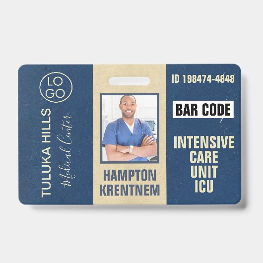 Medica Foto ID Navy Blues Ausweis (Vorderseite)